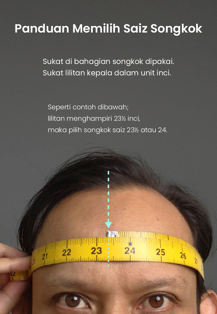 Songkok Lipat Baldu Tebal Mark II (Men)