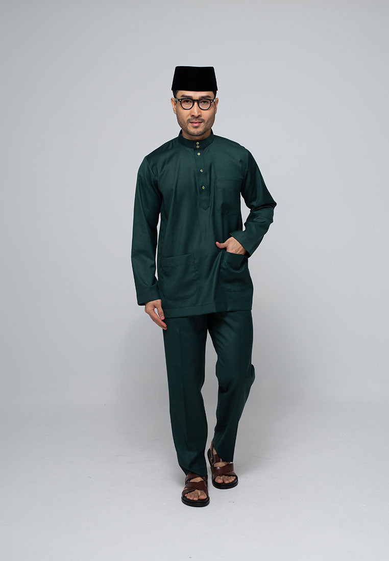 Jade Green Baju Melayu Cekak Musang