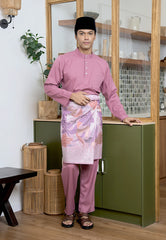 Baju Melayu Cekak Musang Mark III - Dusty Pink