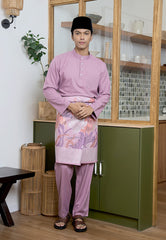 Baju Melayu Cekak Musang Mark III - Dusty Purple