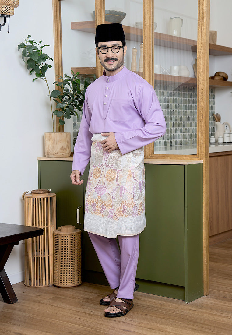 Baju Melayu Cekak Musang Mark III - Lavender
