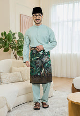 Baju Melayu Cekak Musang Mark III - Mint Green