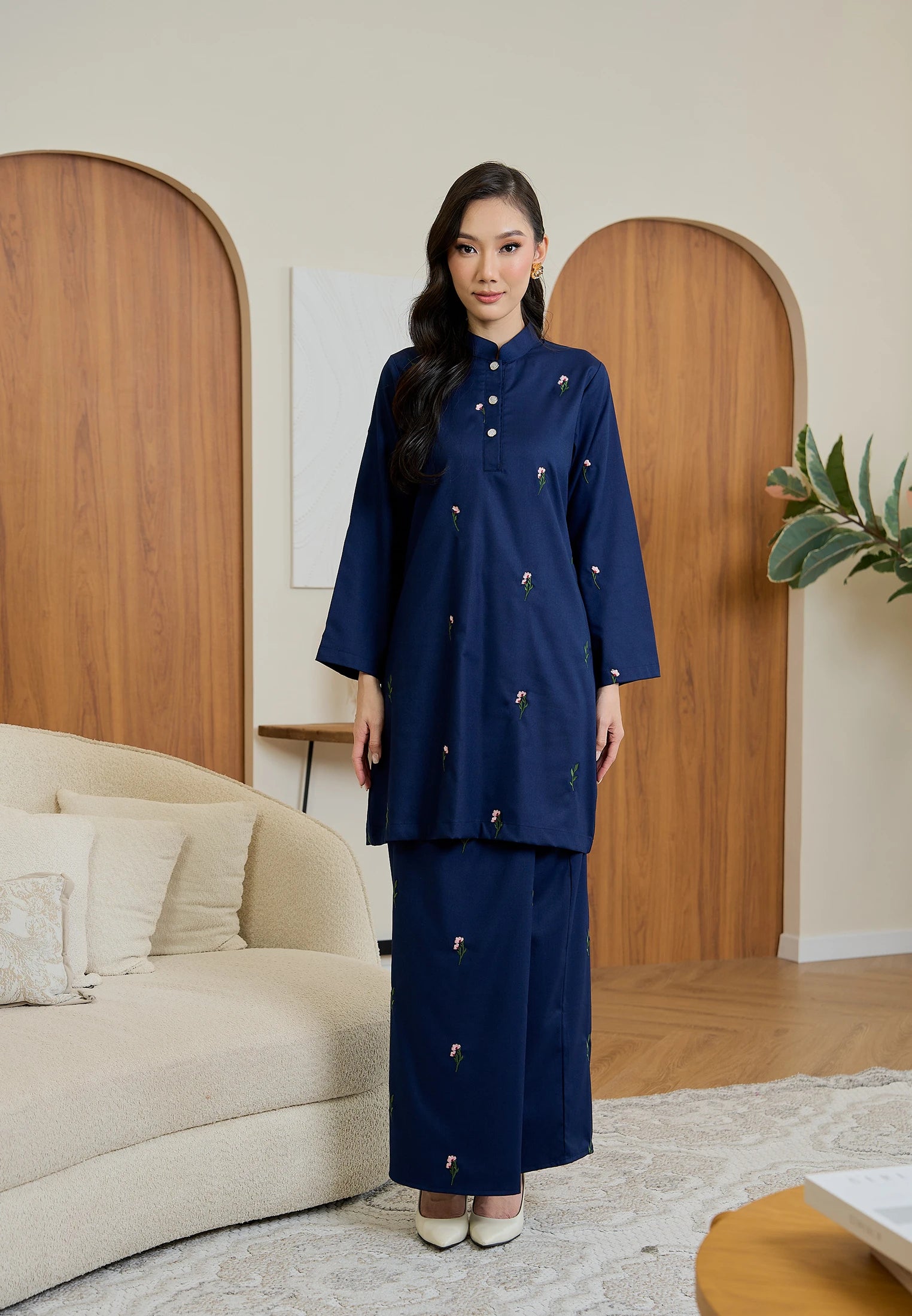 Anggun Kurung Klasik - Dark Blue (Women)
