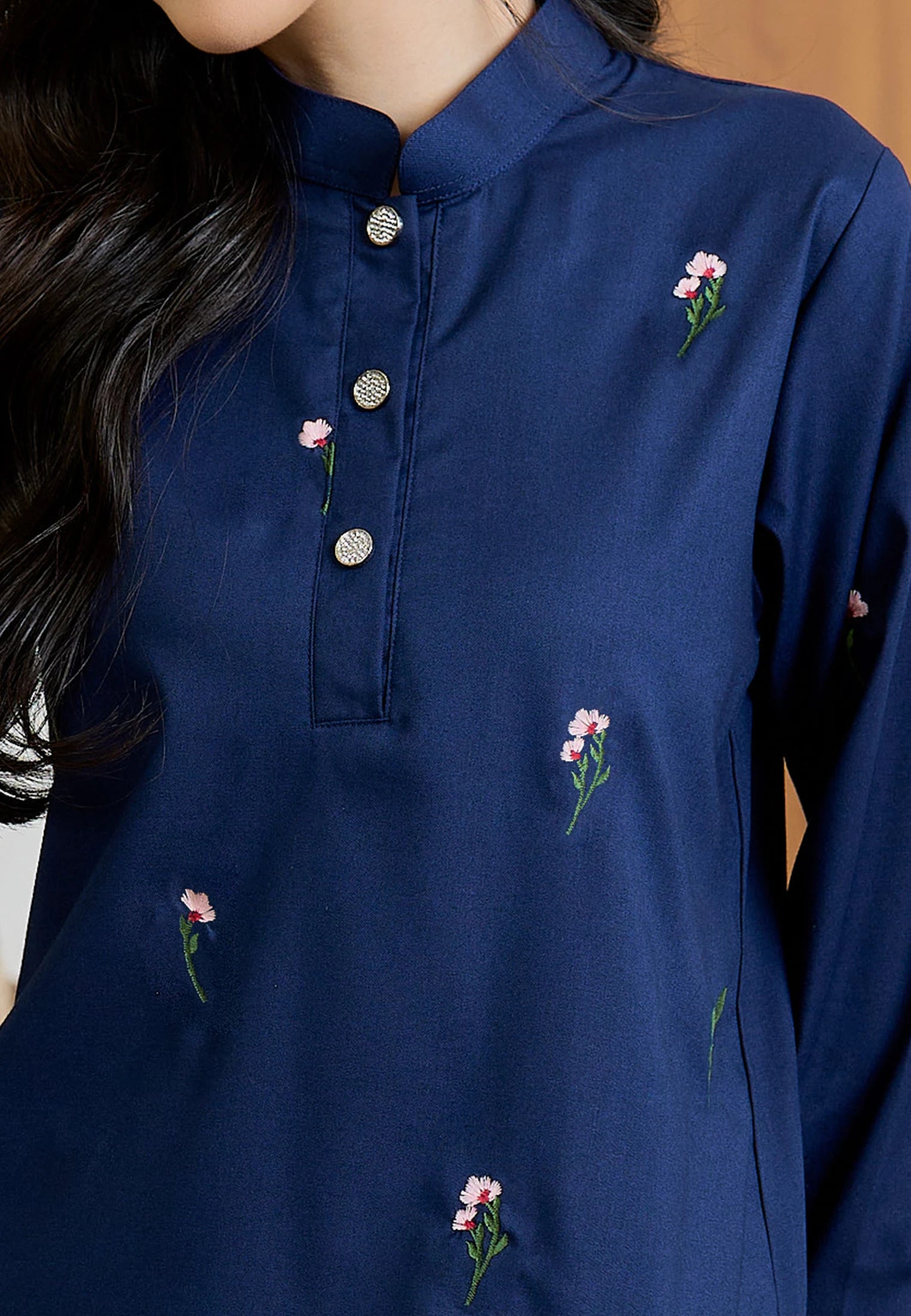 Anggun Kurung Klasik - Dark Blue (Women)