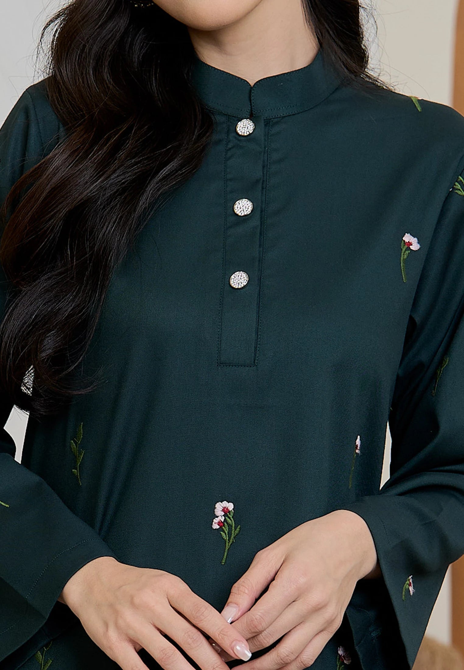 Anggun Kurung Klasik - Emerald Green (Women)