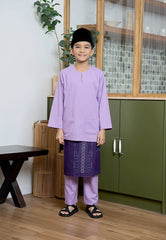 Baju Melayu Teluk Belanga Mark III - Lavender (Kids)