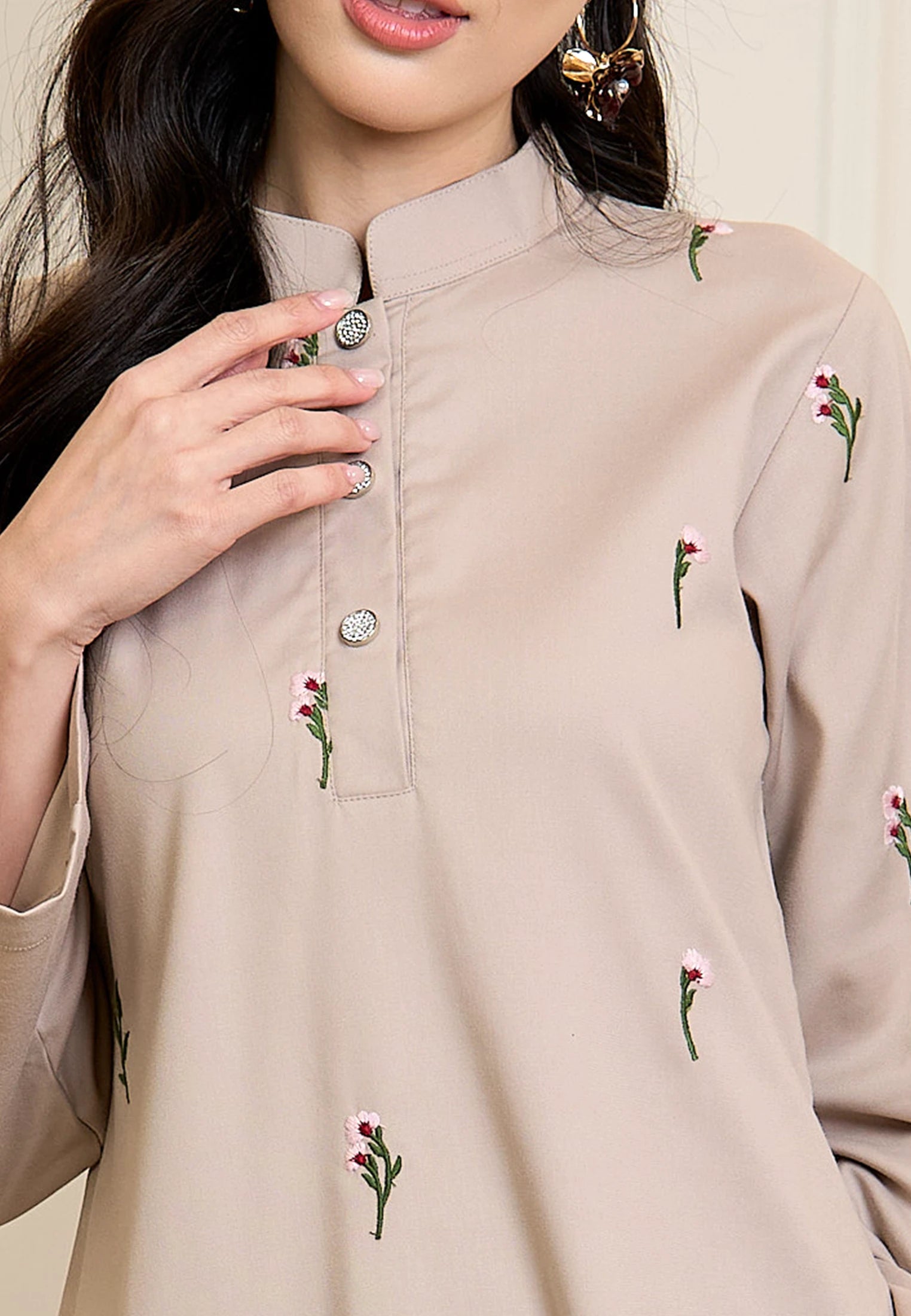 Anggun Kurung Klasik - Nude Champagne (Women)