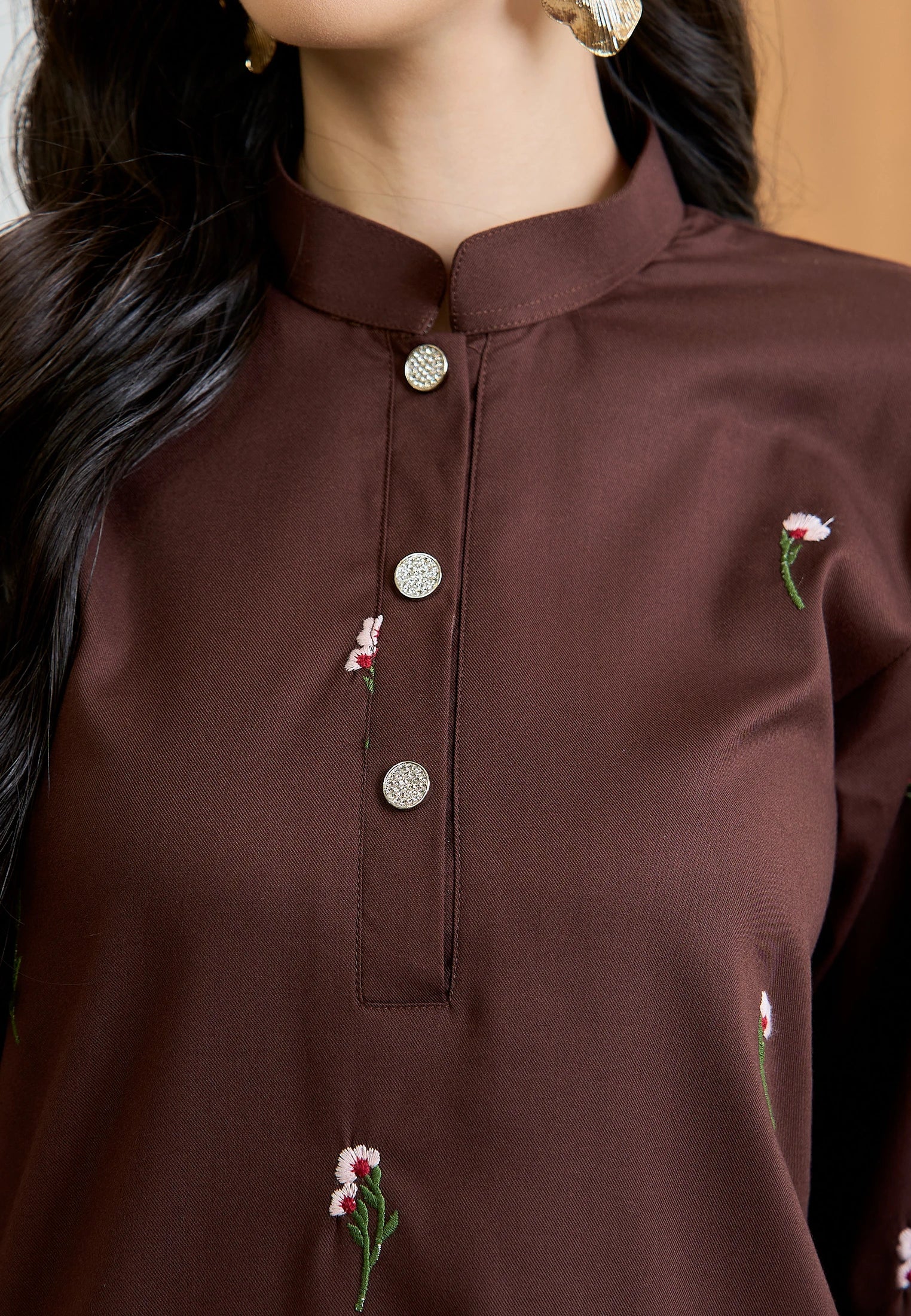 Anggun Kurung Klasik - Rich Brown (Women)
