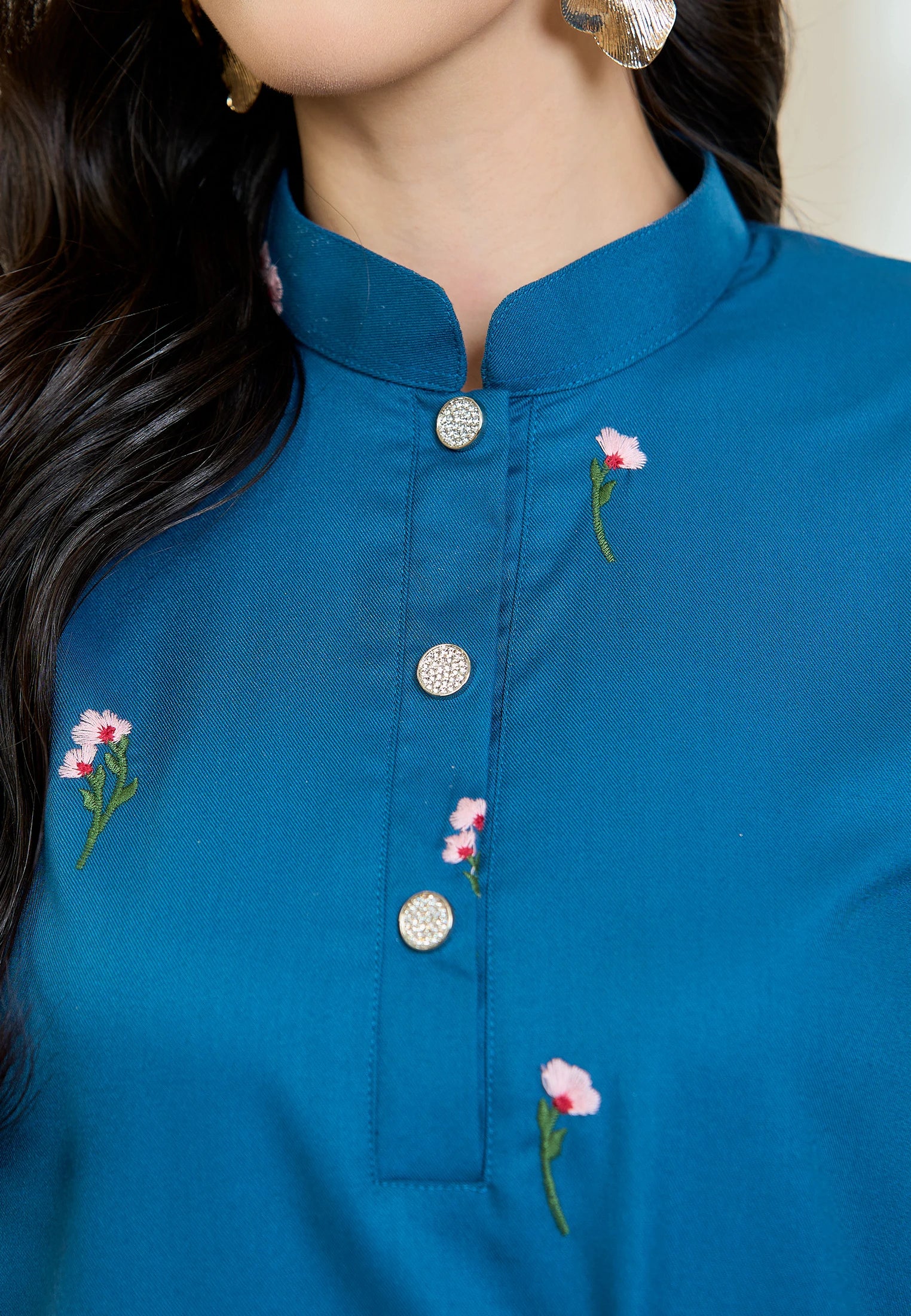 Anggun Kurung Klasik - Teal Blue (Women)