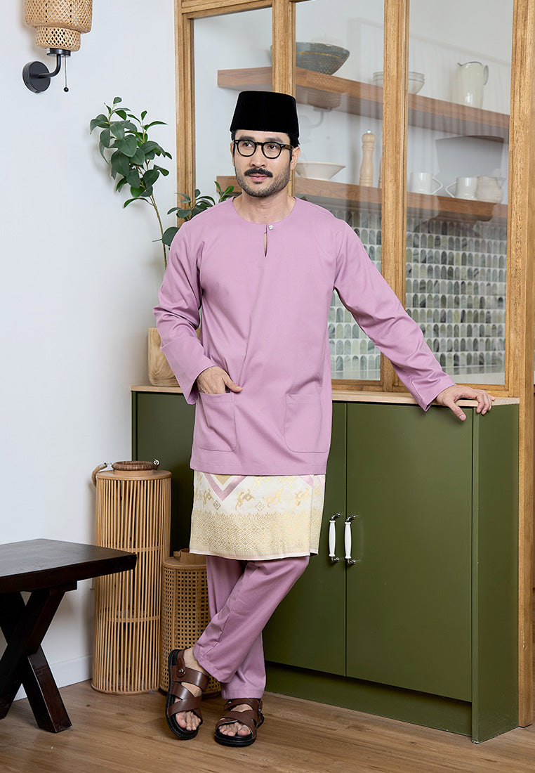 Baju Melayu Teluk Belanga Mark III - Dusty Purple (Men)