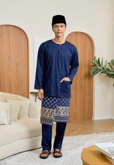Baju Melayu Teluk Belanga Mark III - Dark Blue (Men)