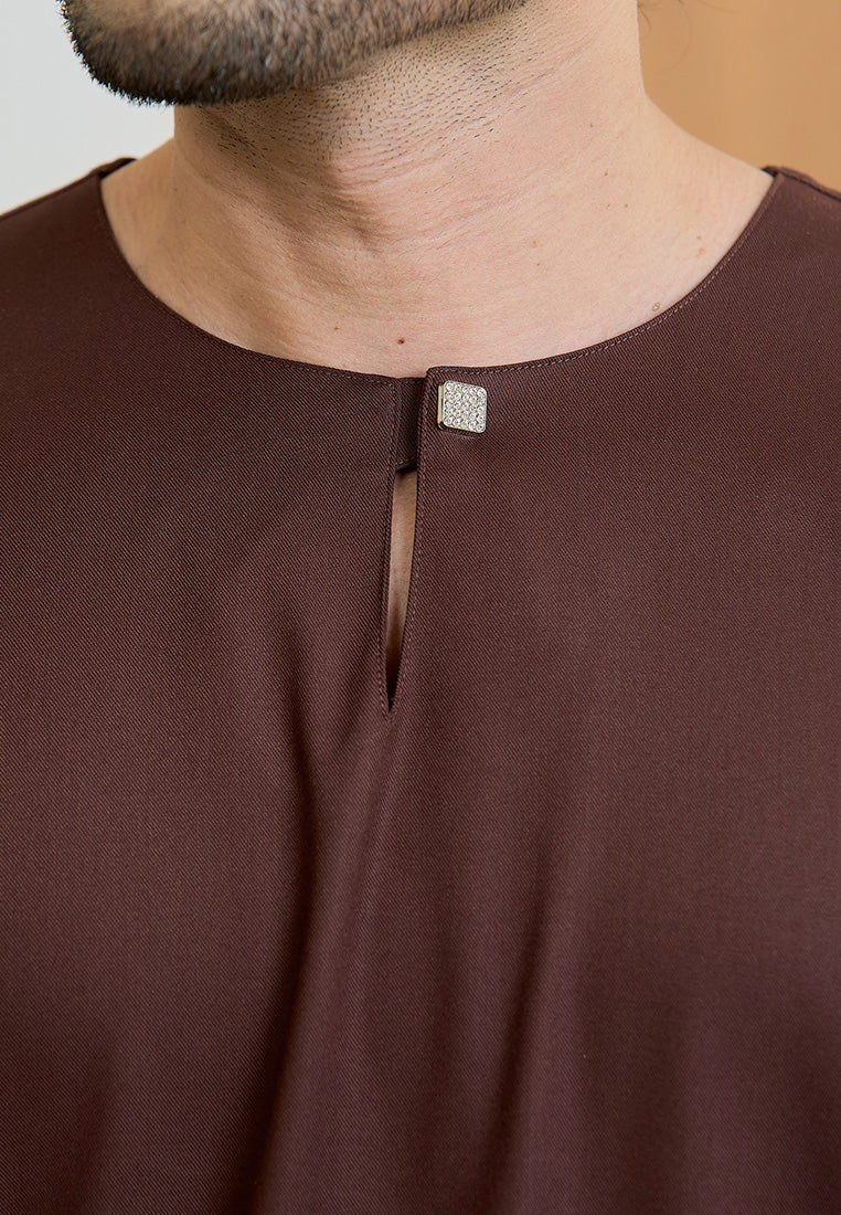 Baju Melayu Teluk Belanga Mark III - Rich Brown (Men)