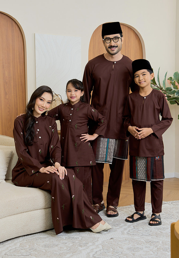 Baju Melayu Teluk Belanga Mark III - Rich Brown (Men)