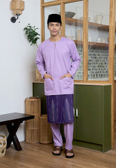 Baju Melayu Teluk Belanga Mark III - Lavender (Men)