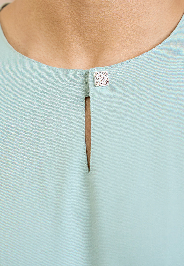 Baju Melayu Teluk Belanga Mark III - Mint Green (Men)