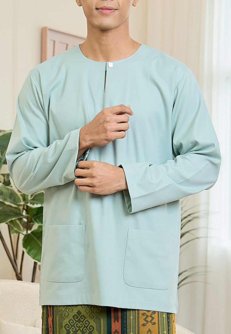 Baju Melayu Teluk Belanga Mark III - Mint Green (Men)