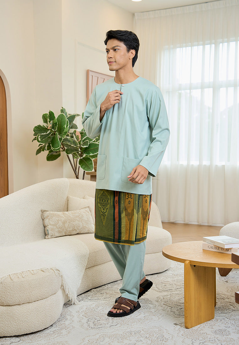 Baju Melayu Teluk Belanga Mark III - Mint Green (Men)