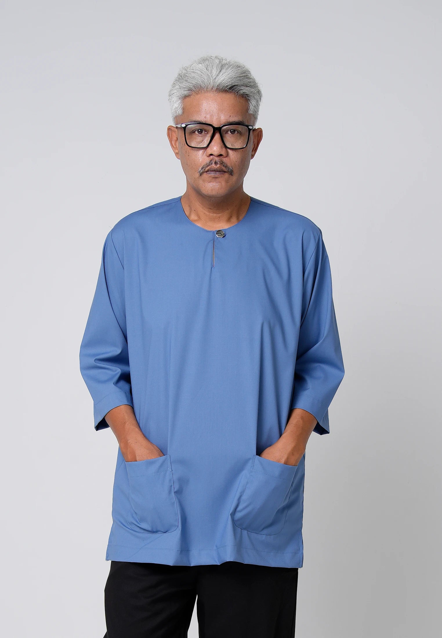 COOLism 3/4 Top - Ash Blue