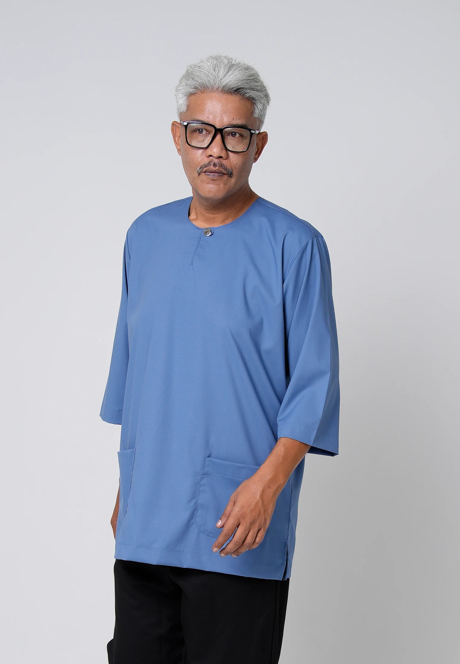 COOLism 3/4 Top - Ash Blue