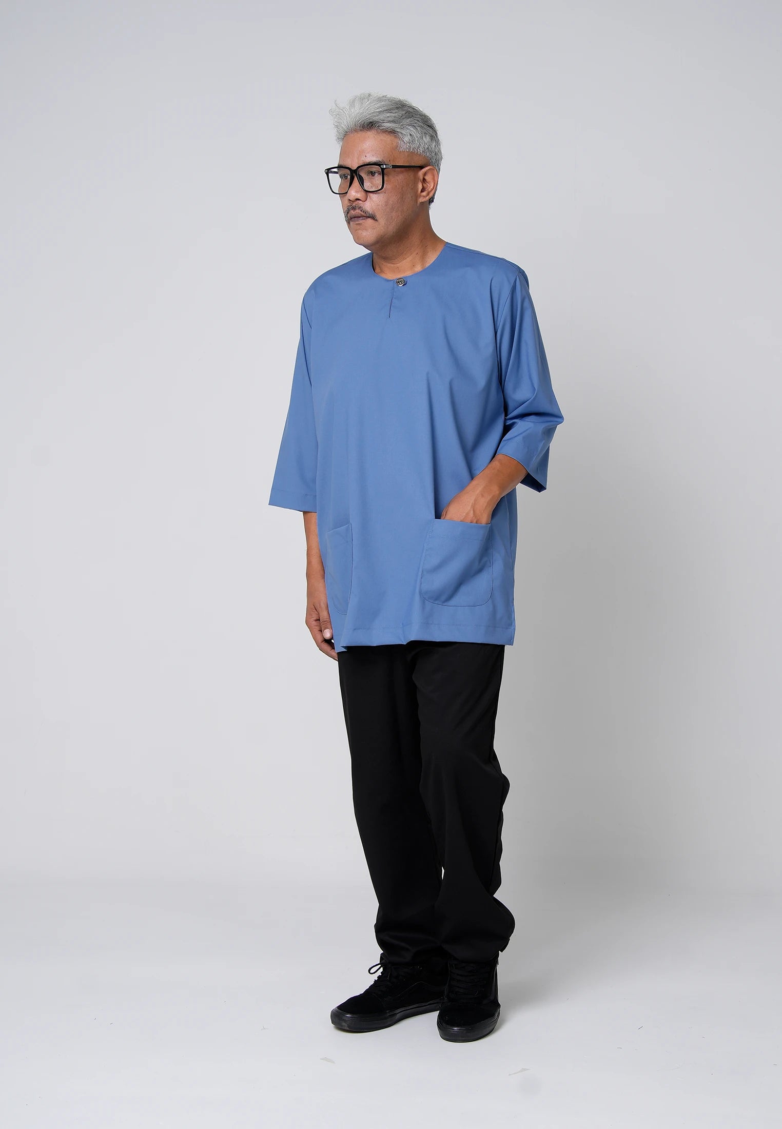 COOLism 3/4 Top - Ash Blue