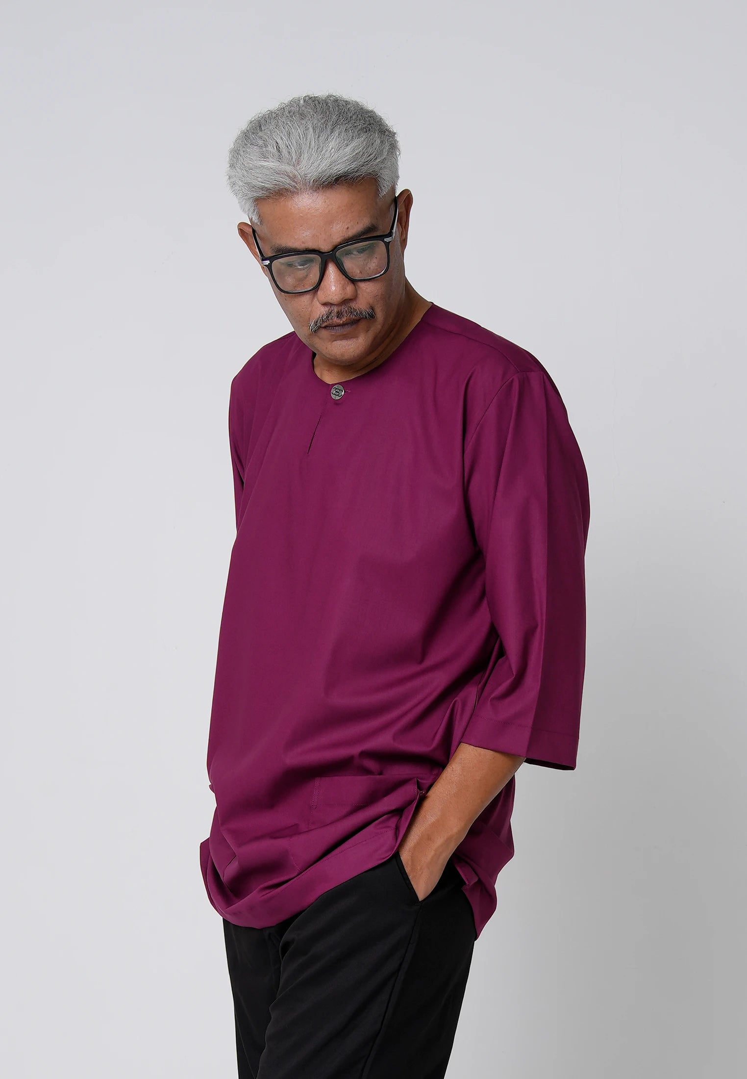 COOLism 3/4 Top - Burgundy