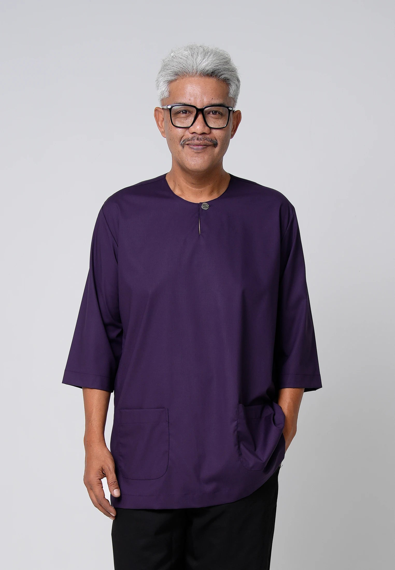COOLism 3/4 Top - Dark Purple