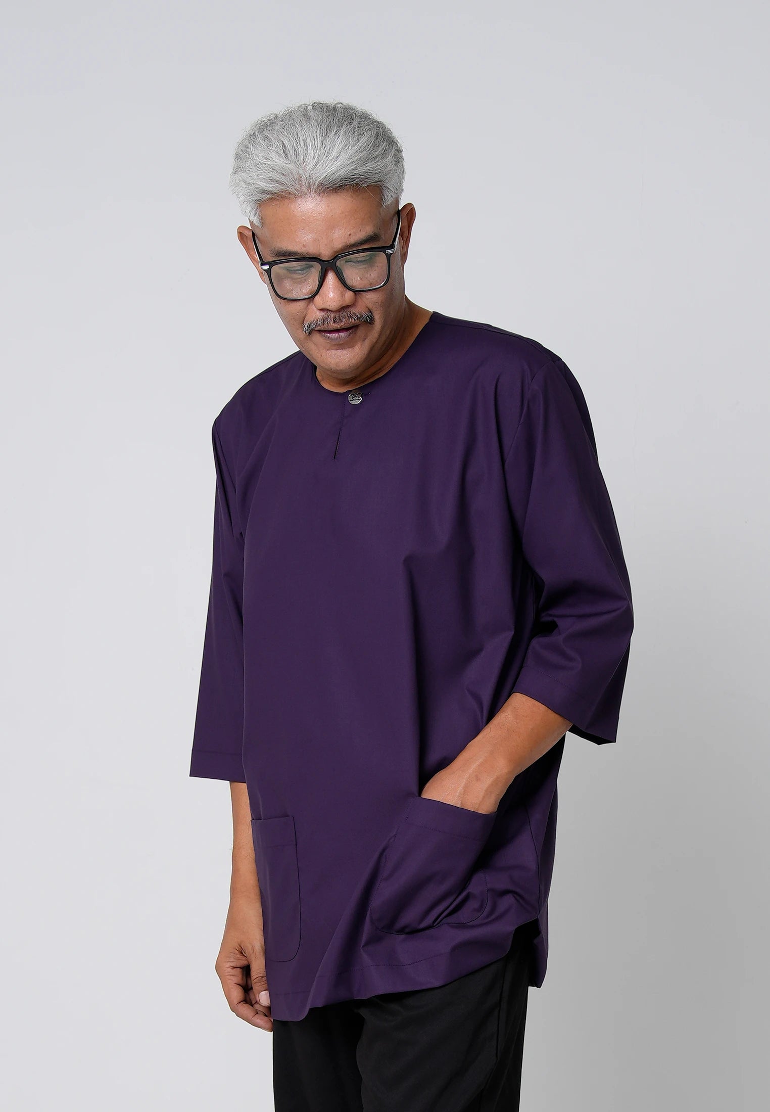 COOLism 3/4 Top - Dark Purple