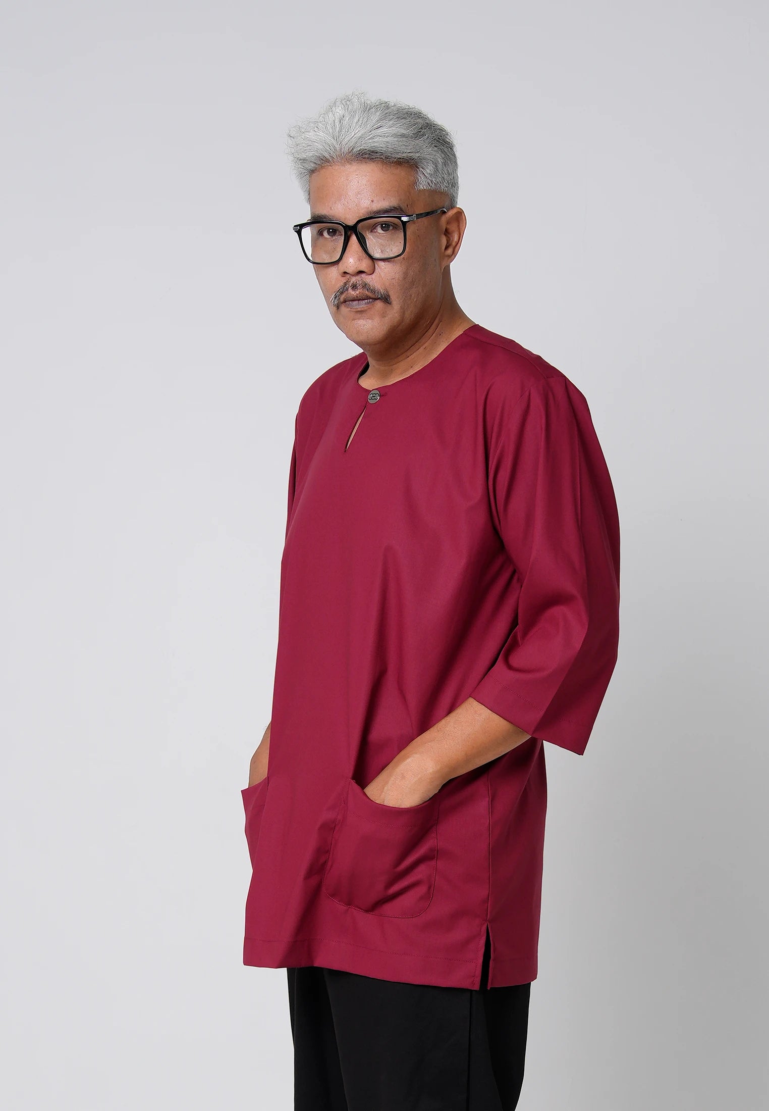 COOLism 3/4 Top - Maroon