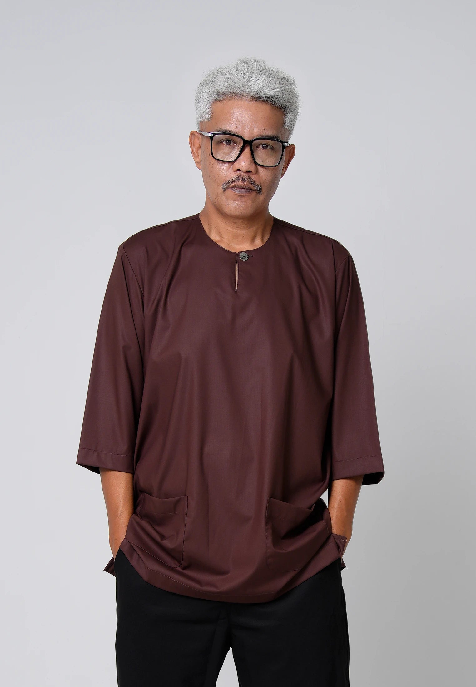 COOLism 3/4 Top - Rich Brown