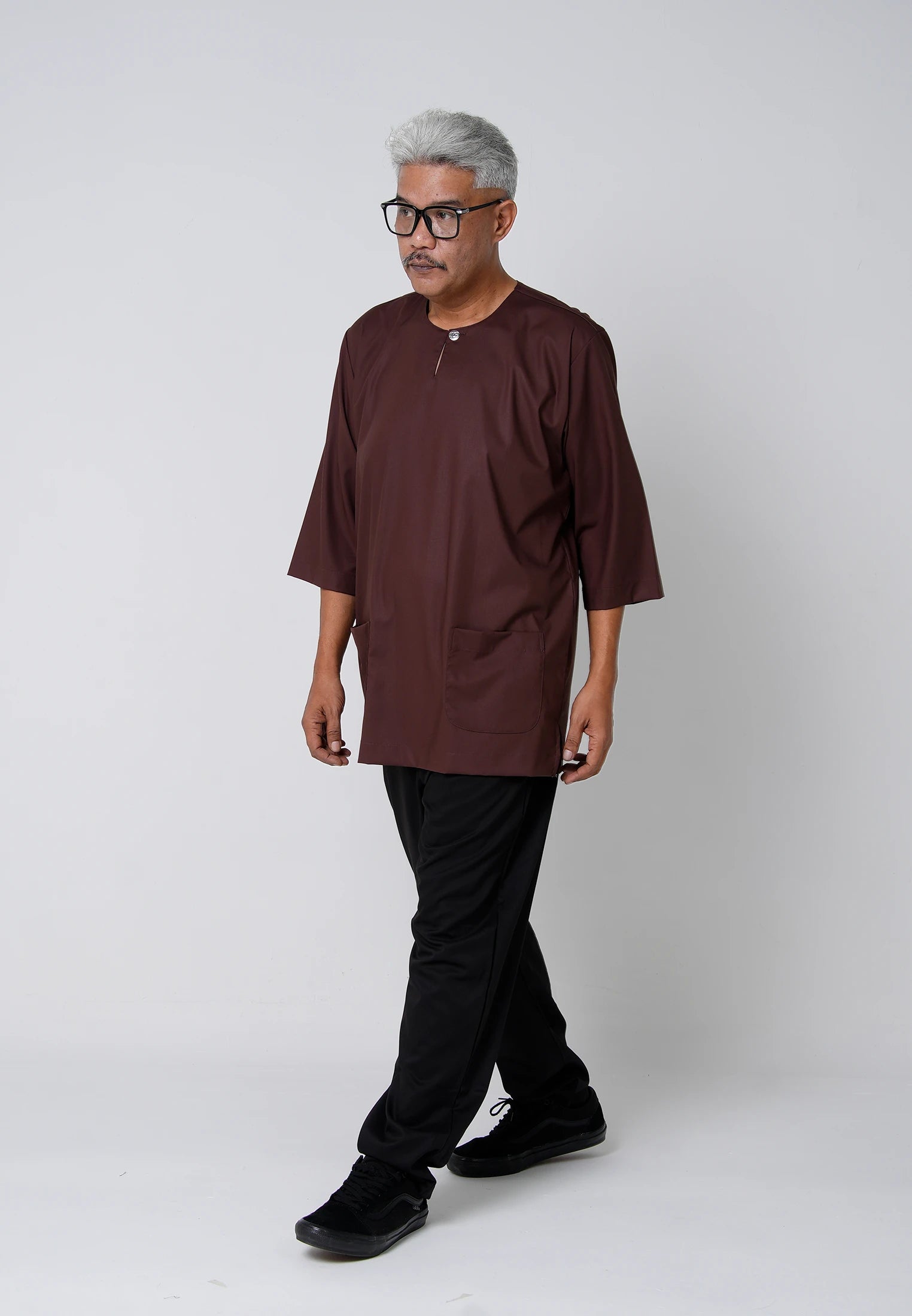 COOLism 3/4 Top - Rich Brown