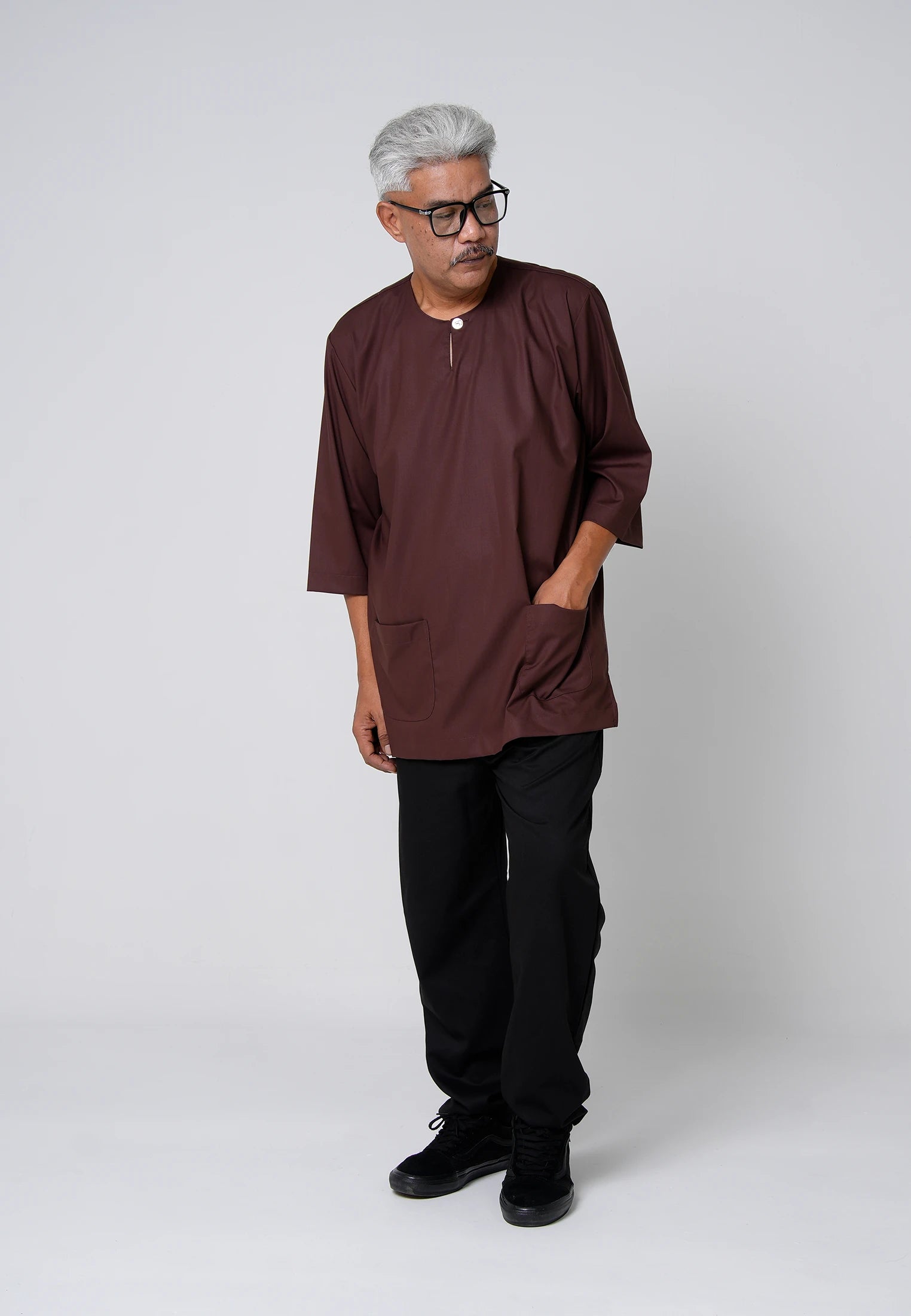 COOLism 3/4 Top - Rich Brown