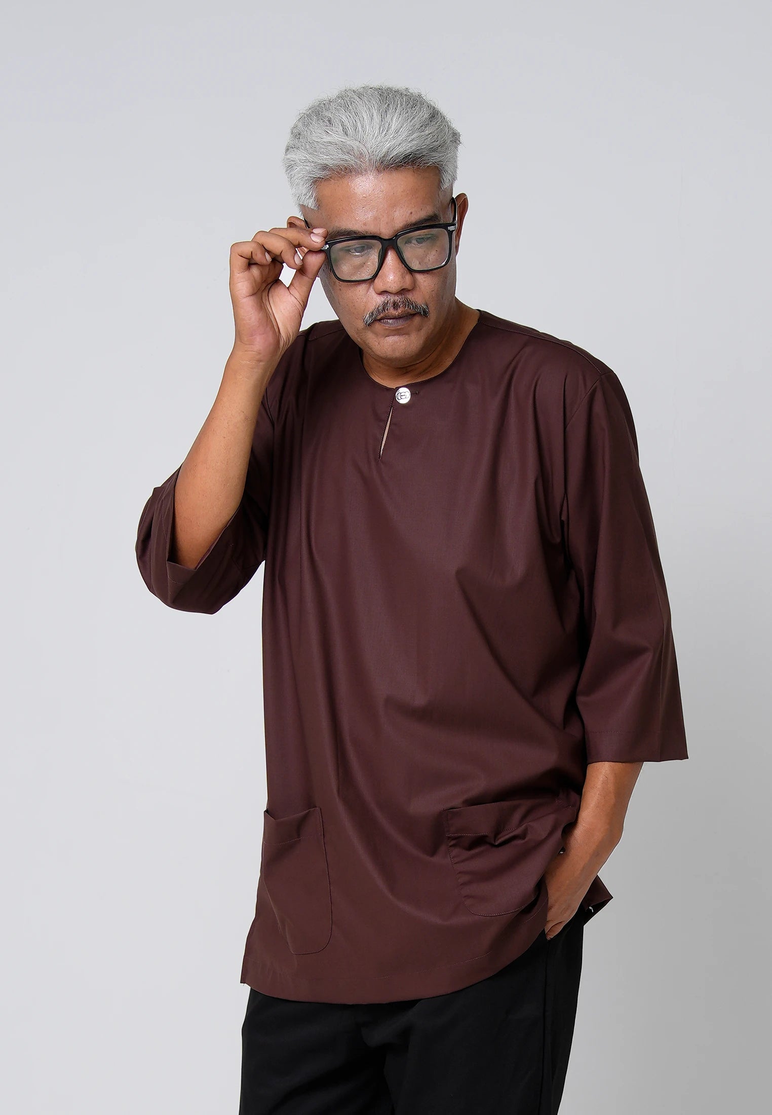 COOLism 3/4 Top - Rich Brown