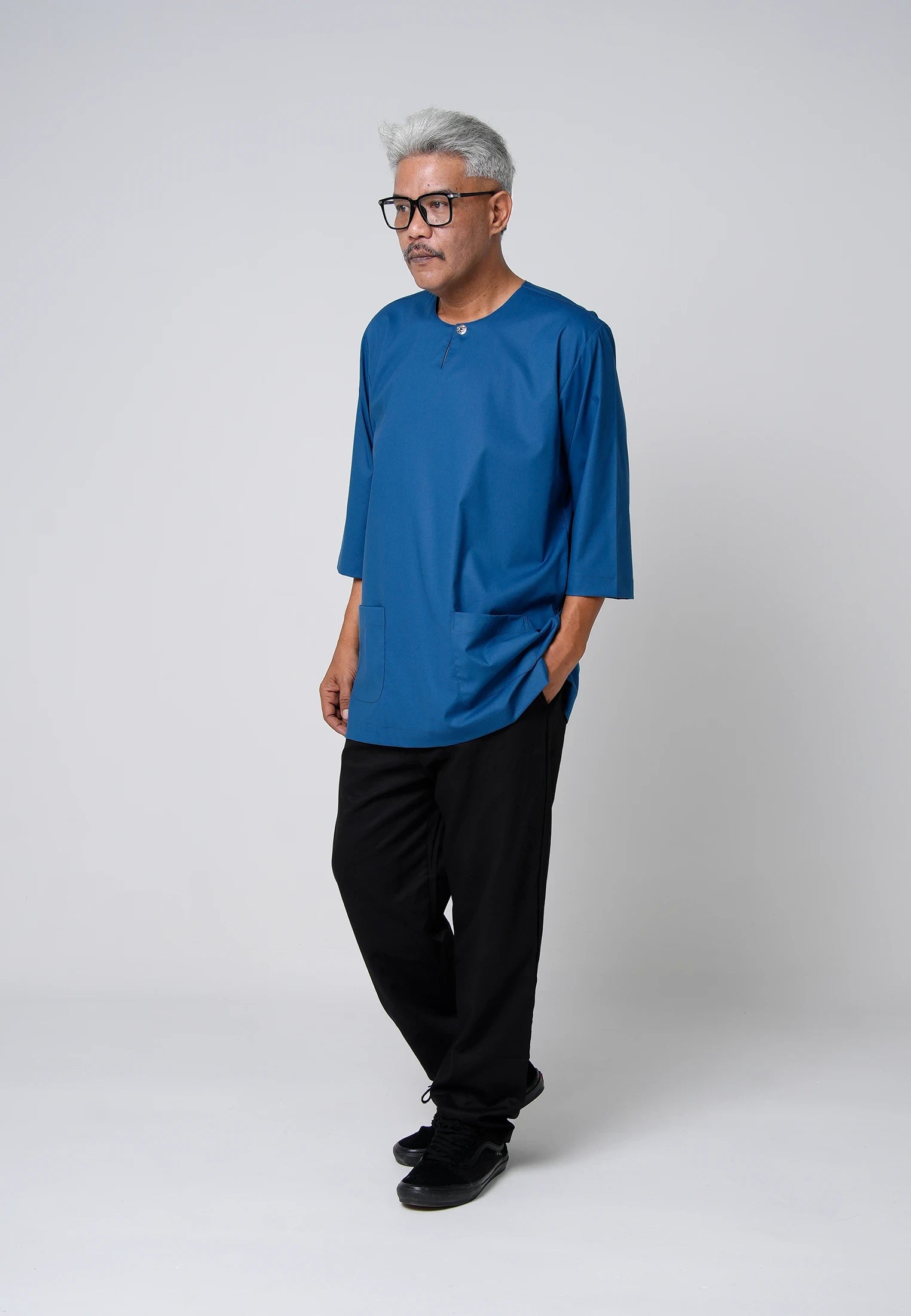 COOLism 3/4 Top - Teal Blue