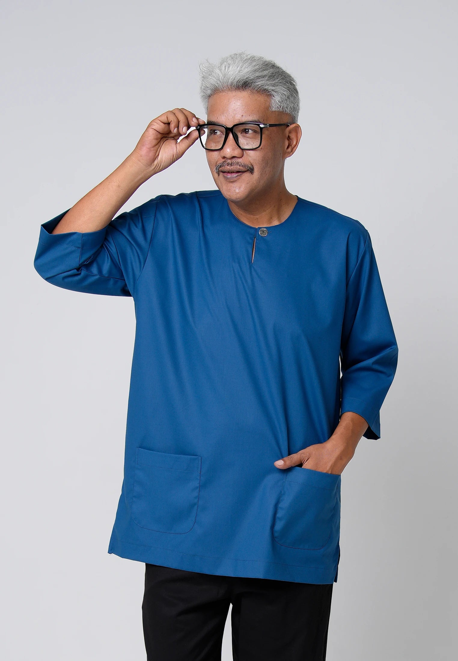 COOLism 3/4 Top - Teal Blue