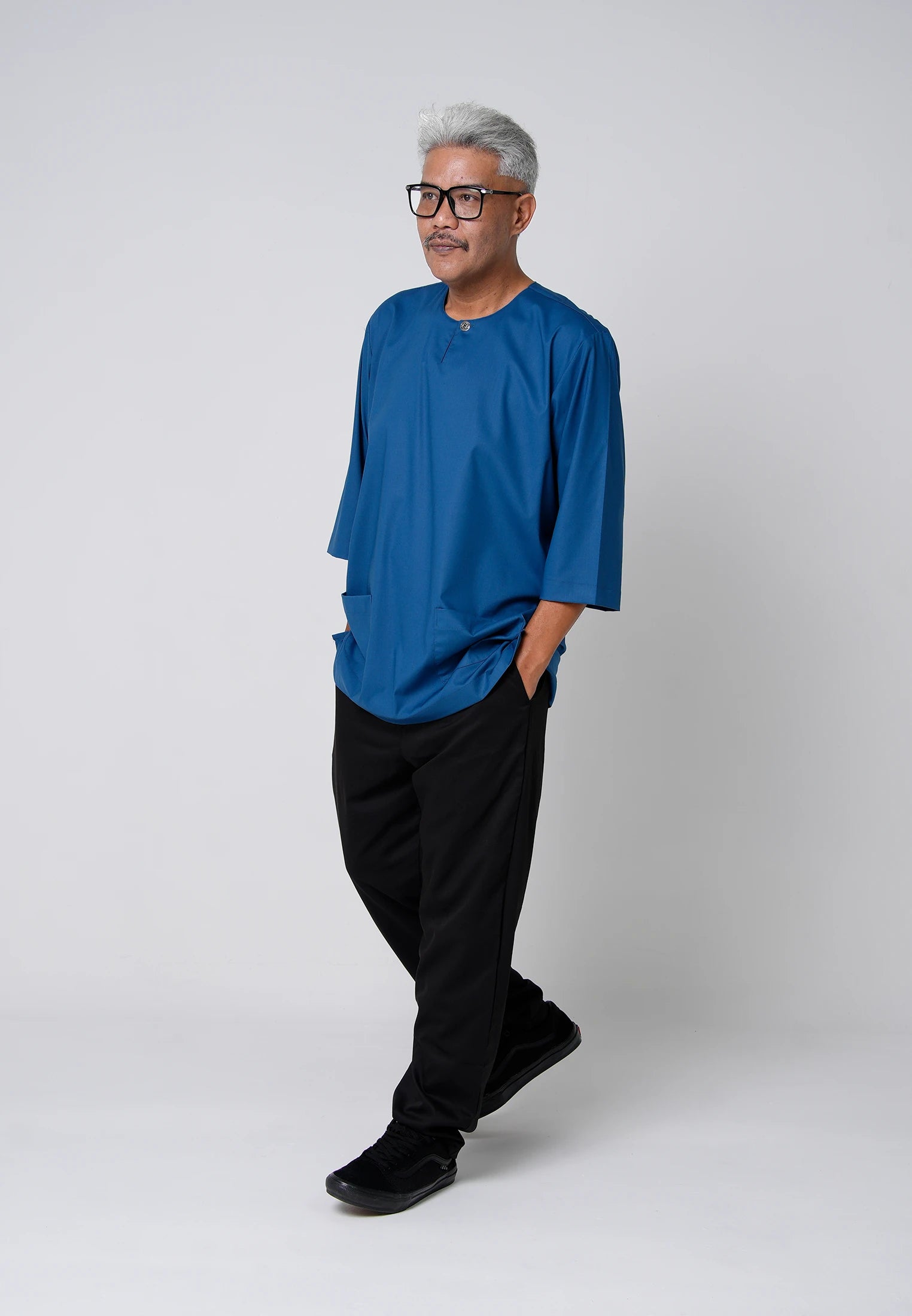 COOLism 3/4 Top - Teal Blue