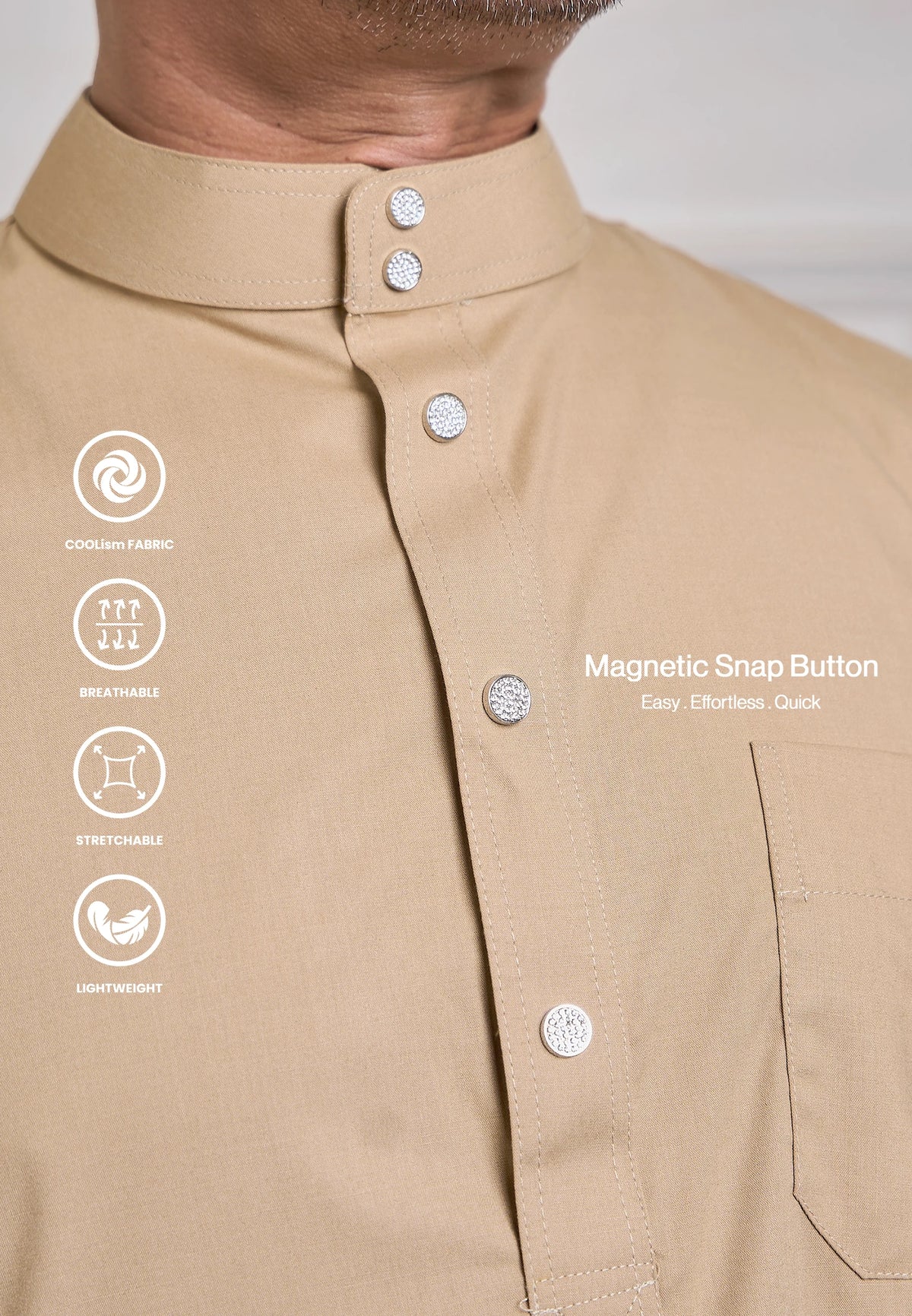 COOLism Jubah - Khaki