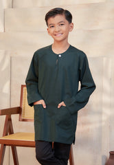 Kurta Tuah Teluk Belanga - Emerald Green (Kids)