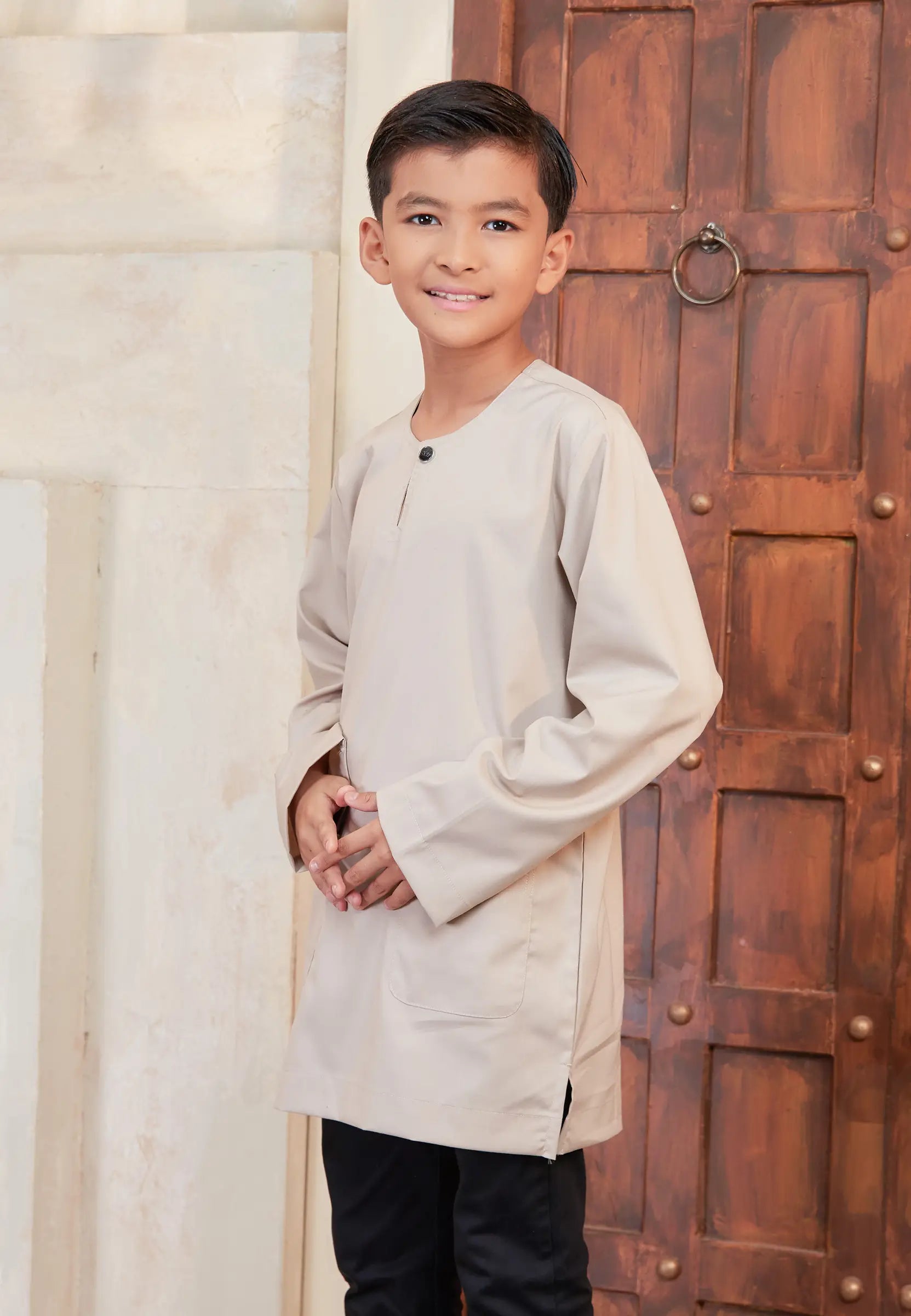 Kurta Tuah Teluk Belanga - Nude Champagne (Kids)
