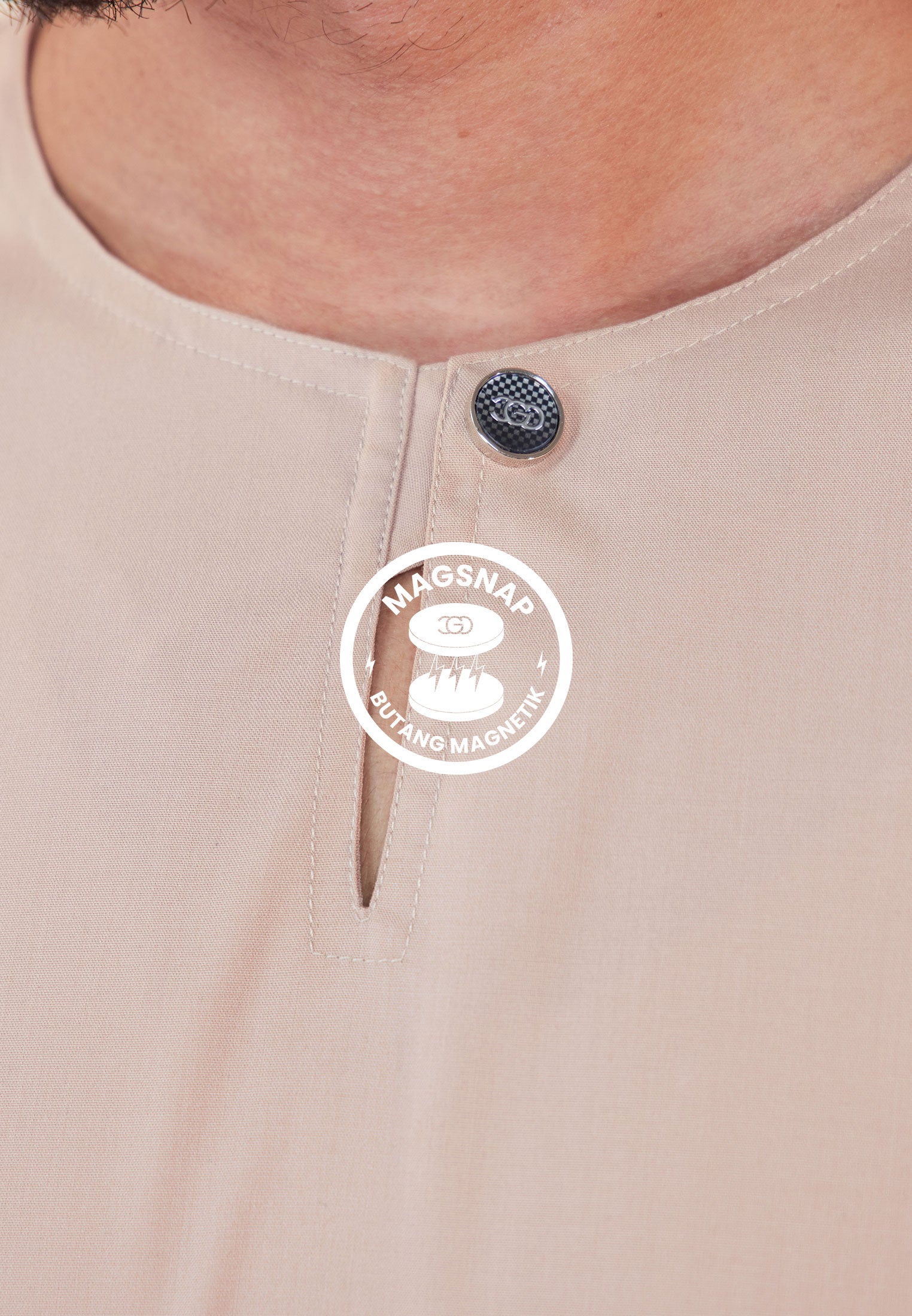 Baju raya 2026, kenduri dan umrah, kurta berwarna Khaki