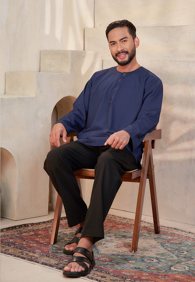 Kurta Tuah Teluk Belanga - Dark Blue (Men)