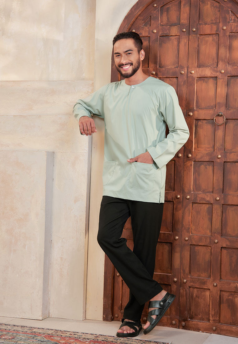 Kurta Tuah Teluk Belanga - Mint Green (Men)