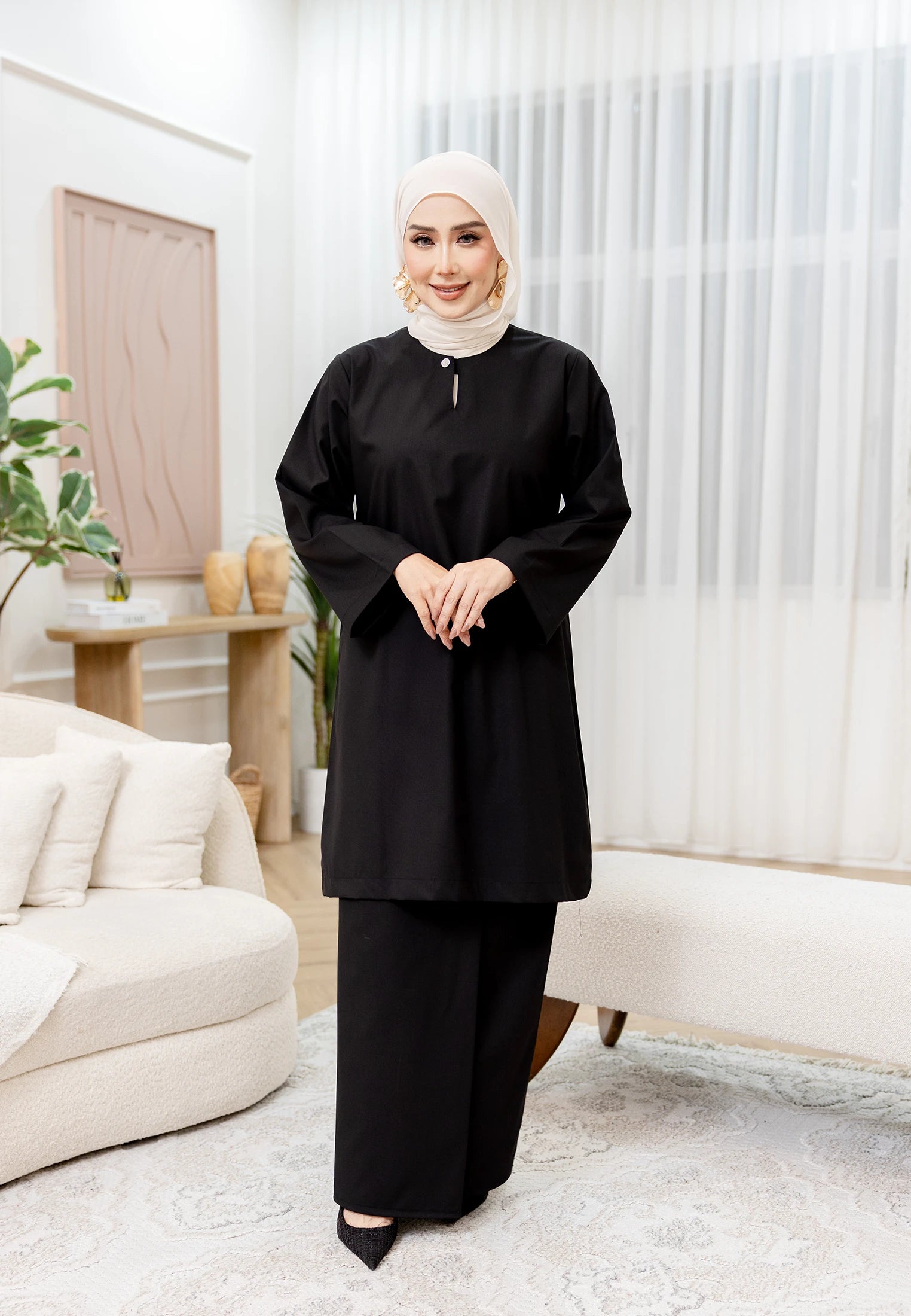 Nazeera Kurung Riau - Black (Women)