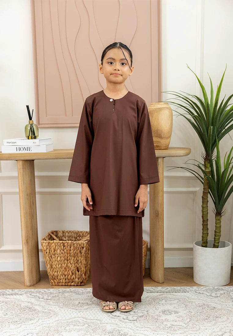 Nazeera Kurung Riau - Rich Brown (Kids)