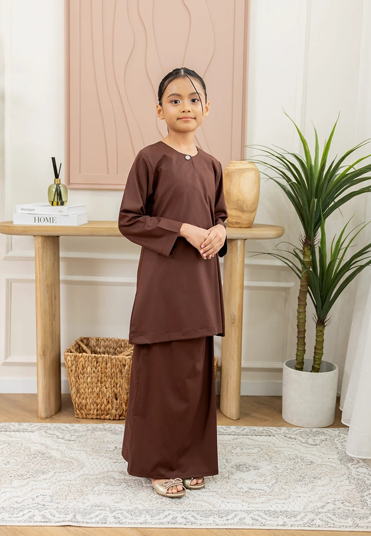 Nazeera Kurung Riau - Rich Brown (Kids)